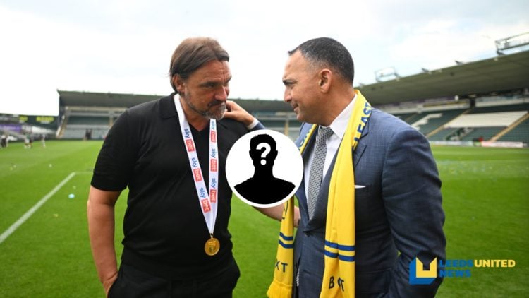 Daniel Farke and Paraag Marathe take a moment after winning the Championship title.