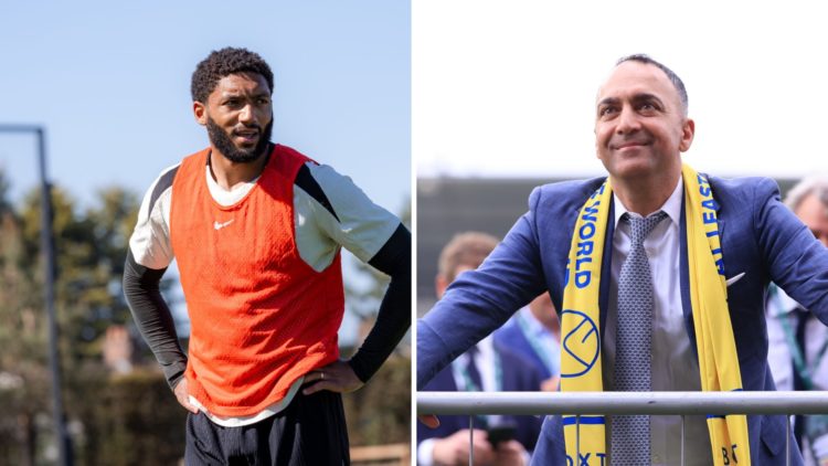 Joe Gomez in Liverpool training as Paraag Marathe watches Leeds' promotion celebrations.