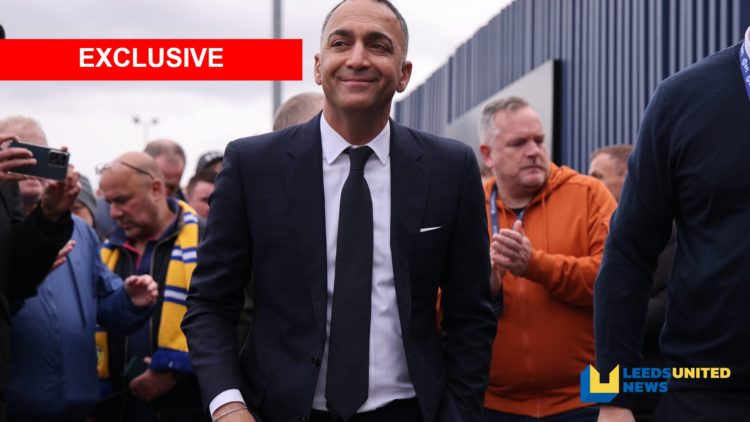 Paraag Marathe attends a Leeds United match at Elland Road.