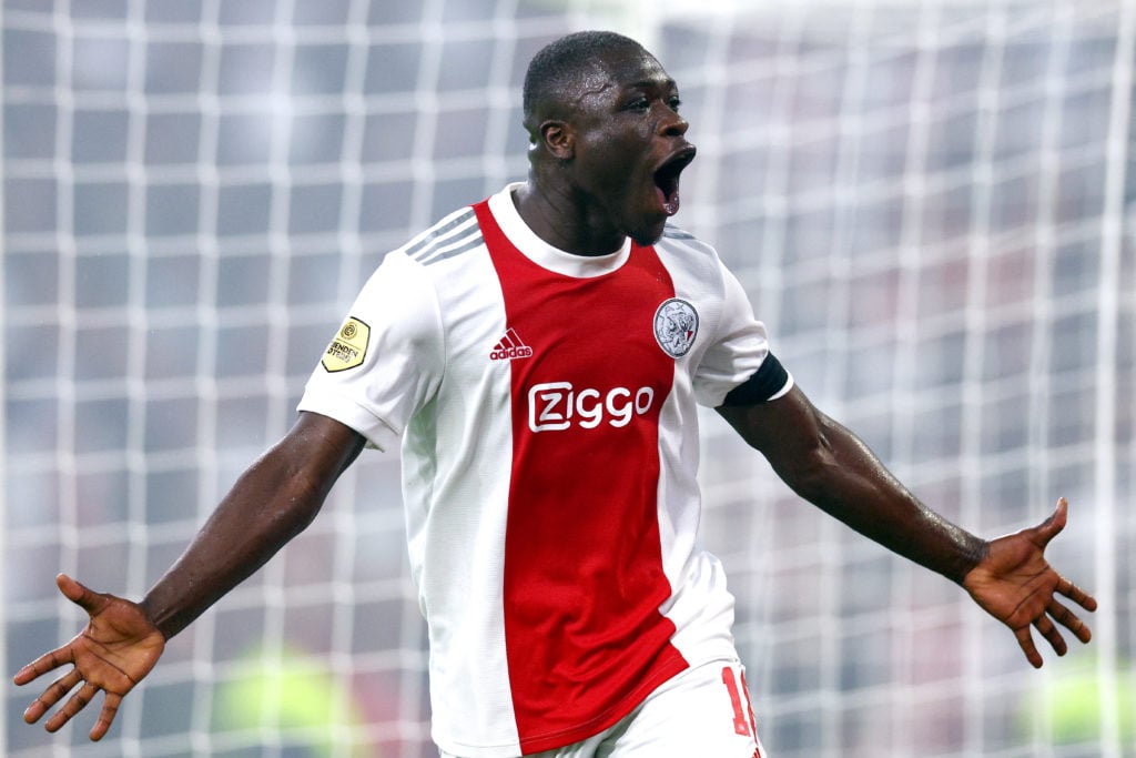 Ajax striker Brian Brobbey