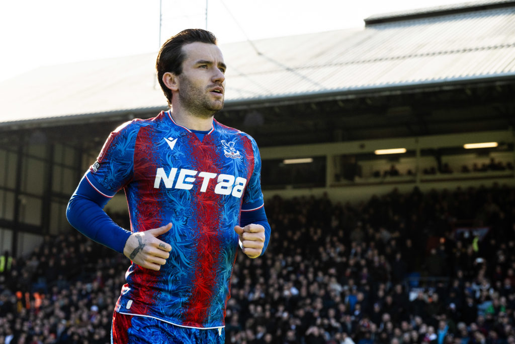 Ben Chilwell in action for Crystal Palace.