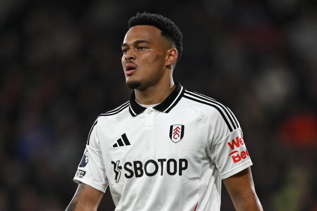 Rodrigo Muniz in action for Fulham against Bournemouth.