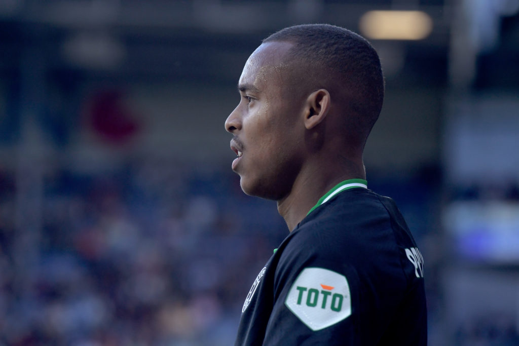 Feyenoord winger Igor Paixao looks on.