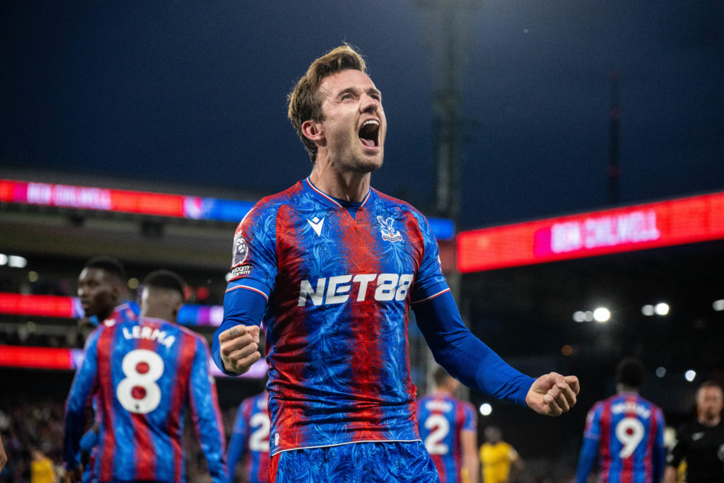 Ben Chilwell in action for Crystal Palace.