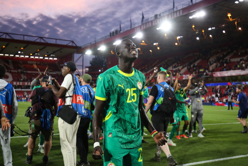 El Hadji Malick Diouf after Senegal's 3-1 win over England.