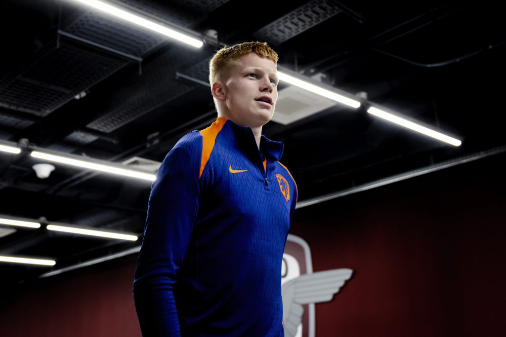 Netherlands U19s player Kees Smith before a game against England u19s.