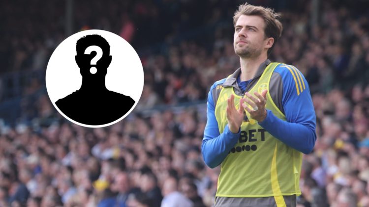 Patrick Bamford applauds the Leeds fans.