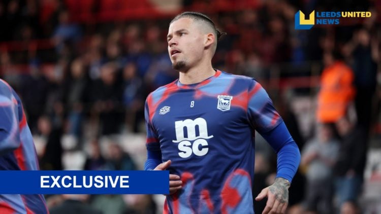 Kalvin Phillips before an Ipswich Town game.