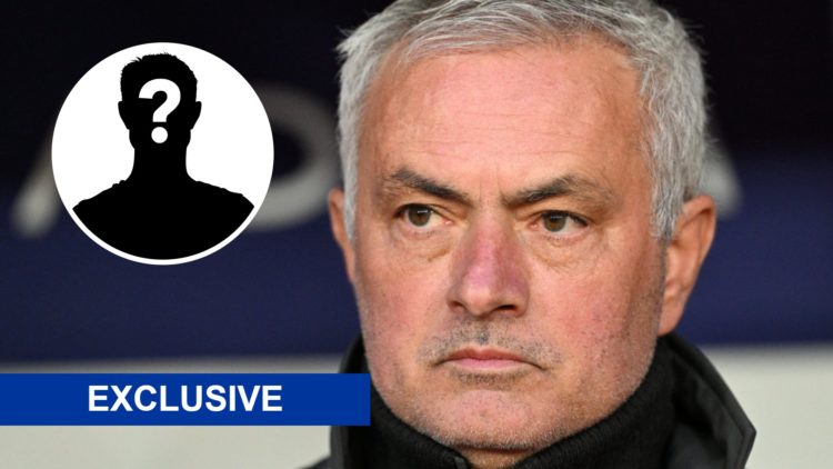 Jose Mourinho looks on during a Fenerbahce match.
