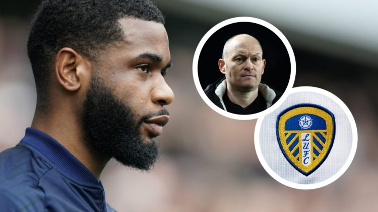 Millwall defender Japhet Tanganga walks onto the pitch. Inset, a picture of Millwall manager Alex Neil on the touchline, and the official club badg...