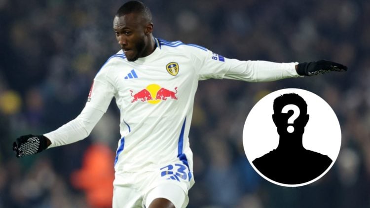 Leeds United midfielder Josuha Guilavogui in action. Inset, LUN mystery player icon.