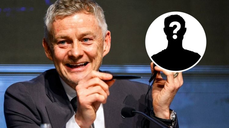 Ole Gunnar Solskjaer during a Besiktas press conference.