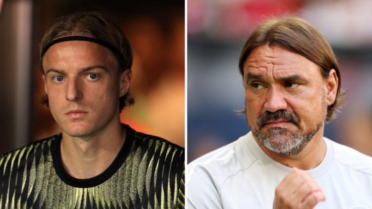 New signing Sebastiaan Bornauw in action and Daniel Farke on Leeds United duty.