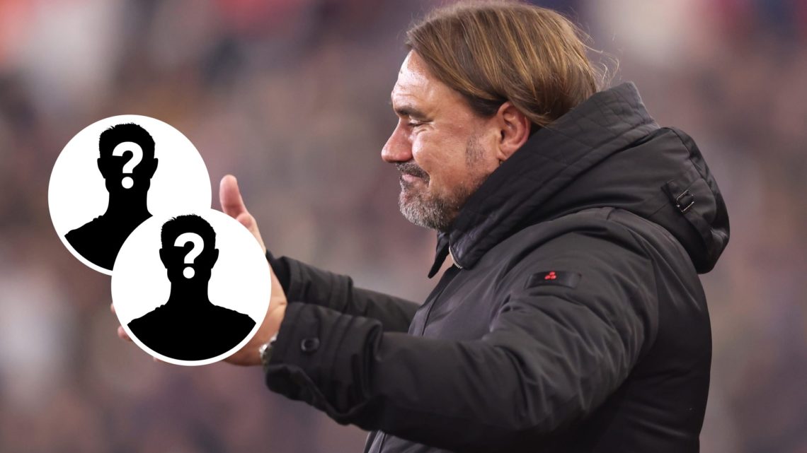 Daniel Farke during a Leeds United match last season.