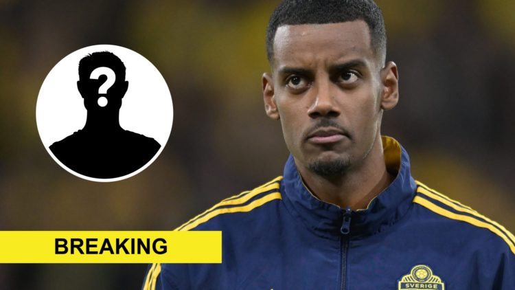 Alexander Isak ahead of playing for Sweden.