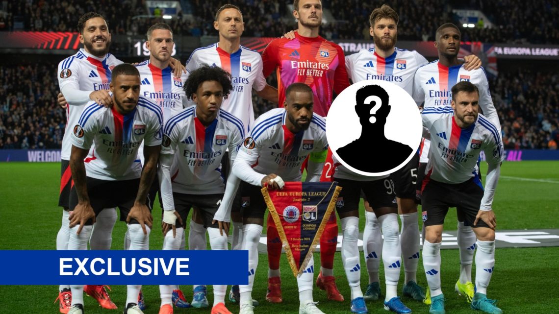 New Leeds signing Lucas Perri poses with his Lyon teammates.
