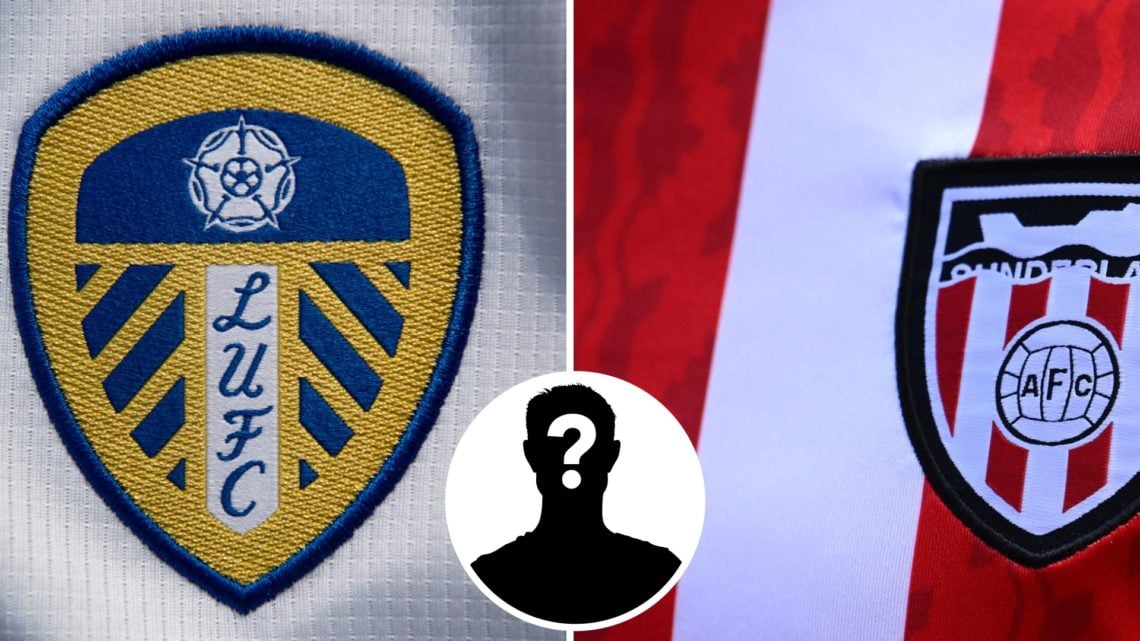 The Leeds United and Sunderland badges.