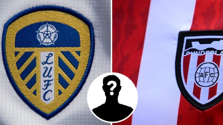 The Leeds United and Sunderland badges.