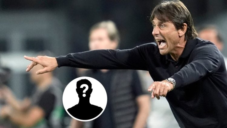 Antonio Conte points instructions during a match for Napoli last season.