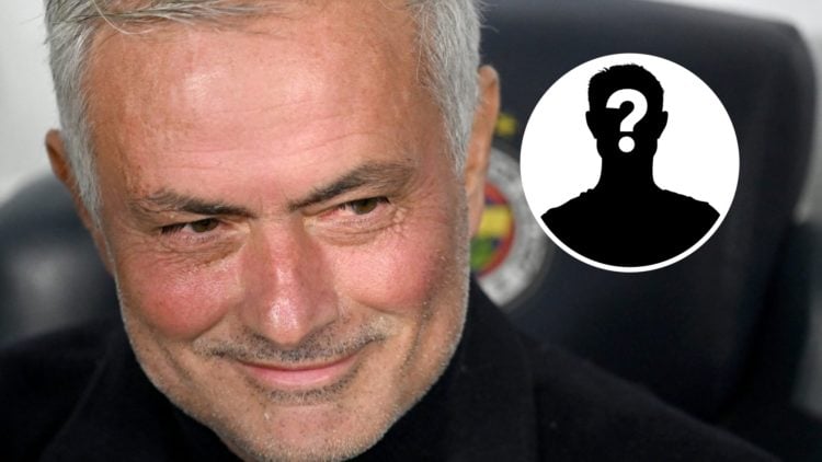 Jose Mourinho smirks during a Fenerbahce match.