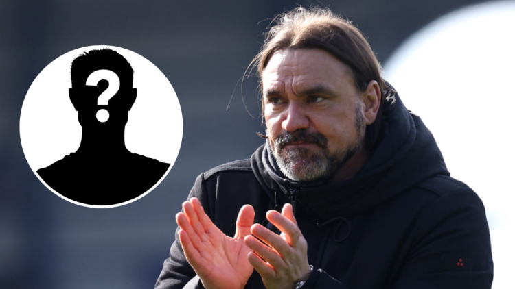 Daniel Farke and mystery player.