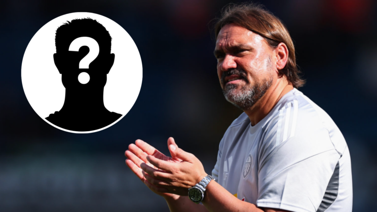 Mystery player icon alongside Daniel Farke.