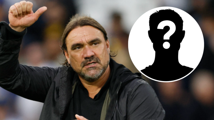Daniel Farke, manager of Leeds United, applauds the fans after the Premier League match between Leeds United and Newcastle United.