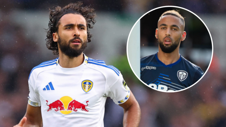 Dominic Calvert-Lewin and Kemar Roofe, former Leeds player.