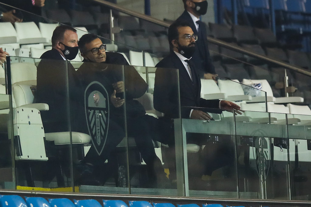 Andrea Radrizzani owner of Leeds United and Victor Orta director of football.