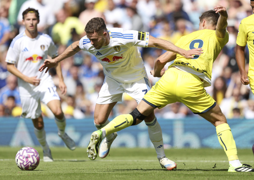 Gabriel Gudmundsson in action for Leeds United vs Villarreal.