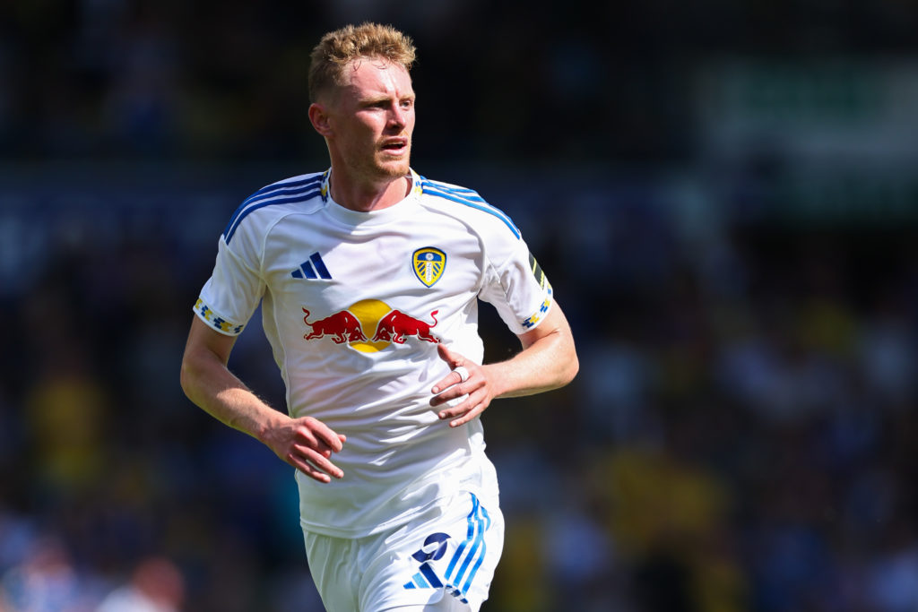Sean Longstaff in action during Leeds United v Villarreal CF - Pre-Season Friendly