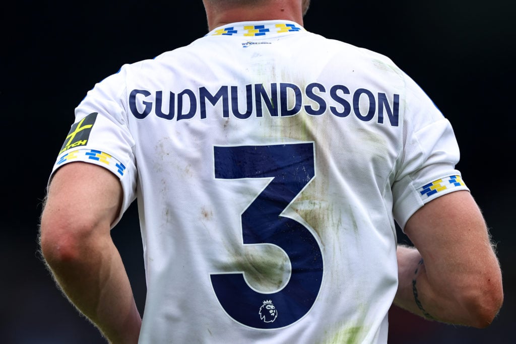 Gabriel Gudmundsson in action during Leeds United v Villarreal CF - Pre-Season Friendly