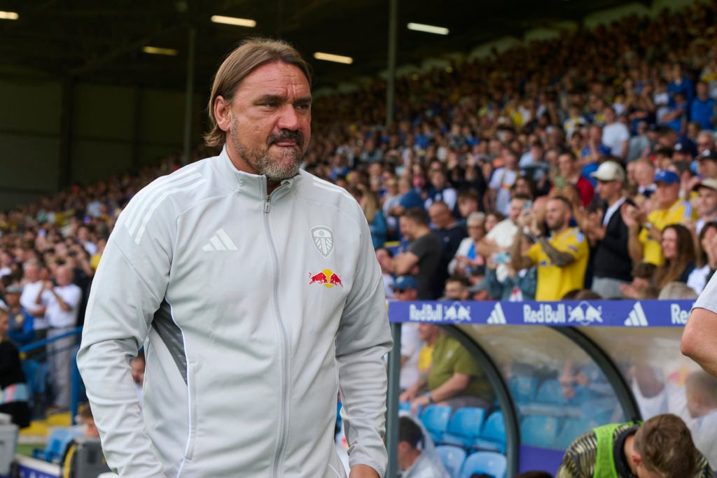 Daniel Farke looks on ahead of Leeds United v Villarreal CF - Pre-Season Friendly