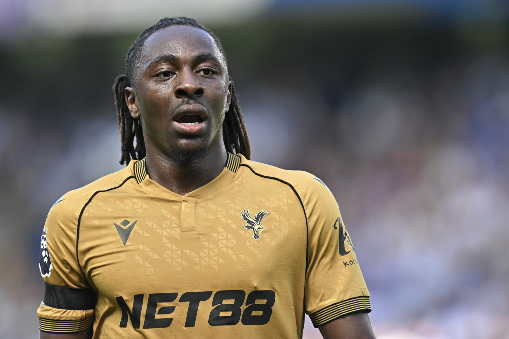 Eberechi Eze in action during Chelsea v Crystal Palace - Premier League