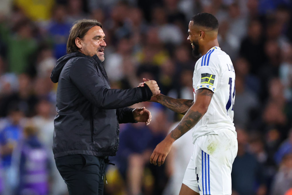 Daniel Farke and Lukas Nmecha.