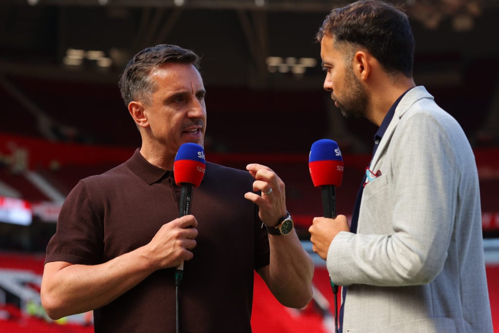 Gary Neville speaks in the build-up to Manchester United v Arsenal - Premier League