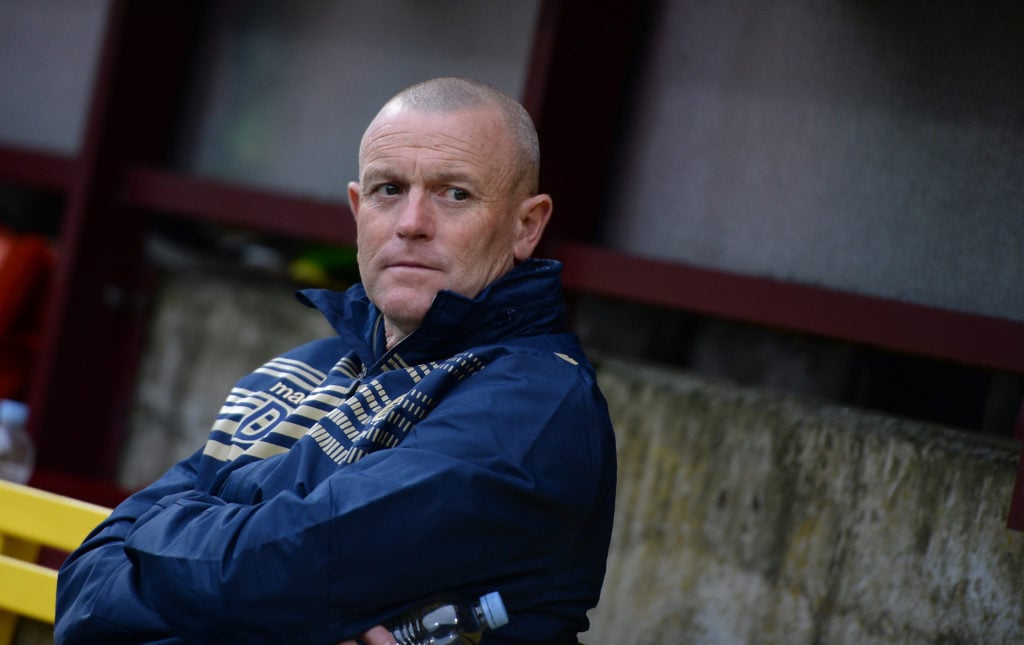 David Hockaday looks on during Bradford City v Leeds United - Capital One Cup Second Round