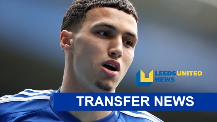 Leicester City player Bilal El Khannouss in action.