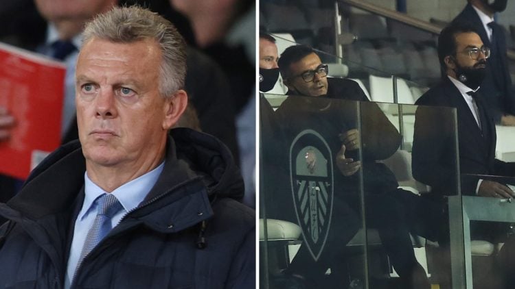 David O'Leary former Leeds manager, Andrea Radrizzani and Victor Orta former Leeds hierarchy.