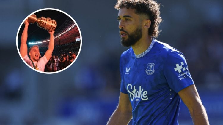 VfB Stuttgart striker Emerdin Demirovic (left) and Dominic Calvert-Lewin (right)