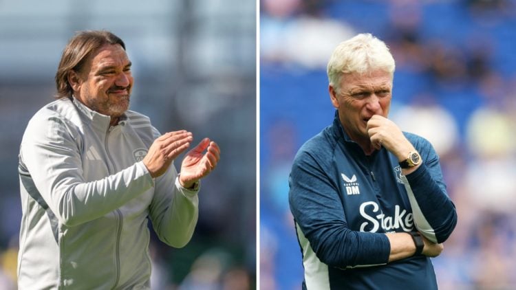Daniel Farke and David Moyes will share the touchline on Monday.