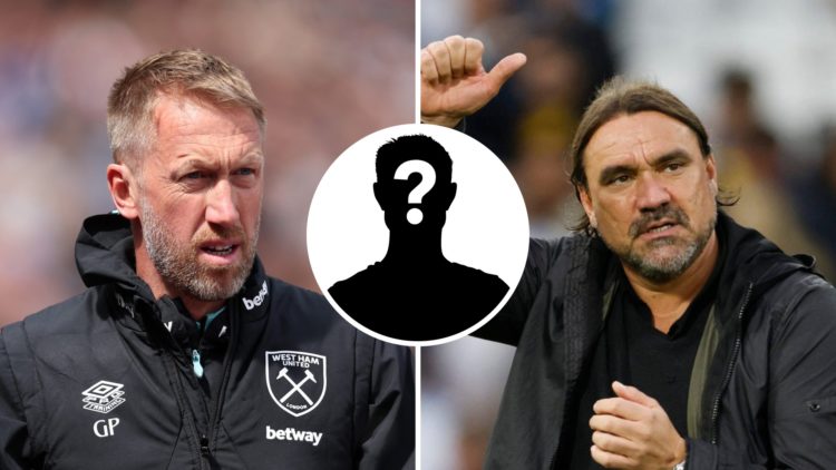 West Ham and Leeds managers Graham Potter and Daniel Farke.