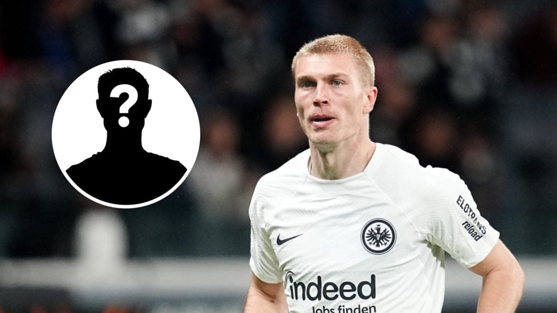Rasmus Krstensen in action for Frankfurt.