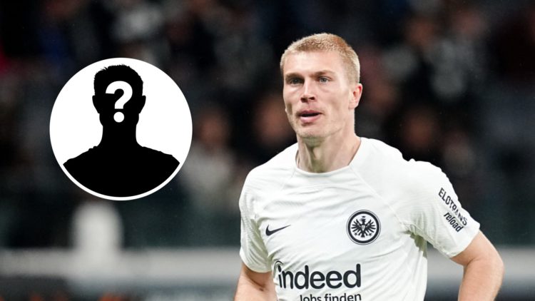 Rasmus Krstensen in action for Frankfurt.