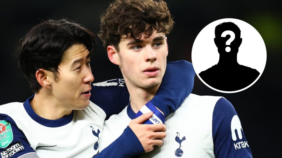 Archie Gray and Son Heung-min in action for Tottenham.