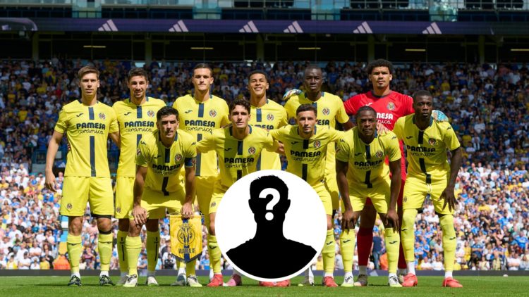 The Villarreal side pose for a team photo ahead of Leeds friendly.