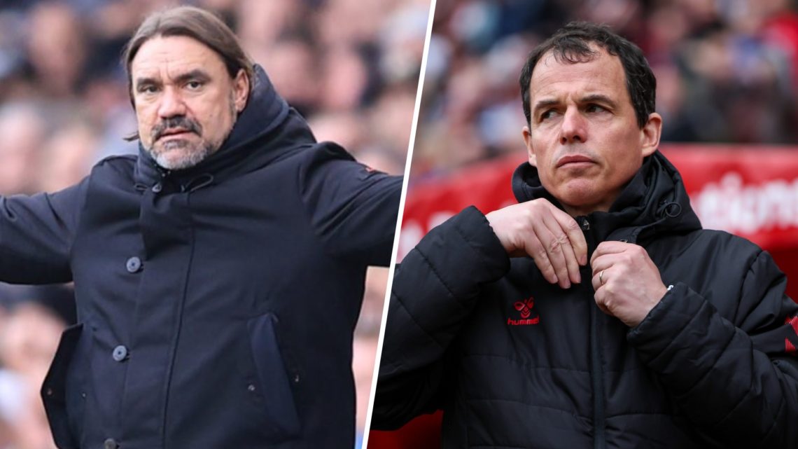 Daniel Farke Leeds United manager. Regis Le Bris Sunderland manager.