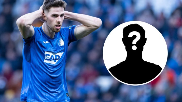 Hoffenheim midfielder Anton Stach with mystery player inset