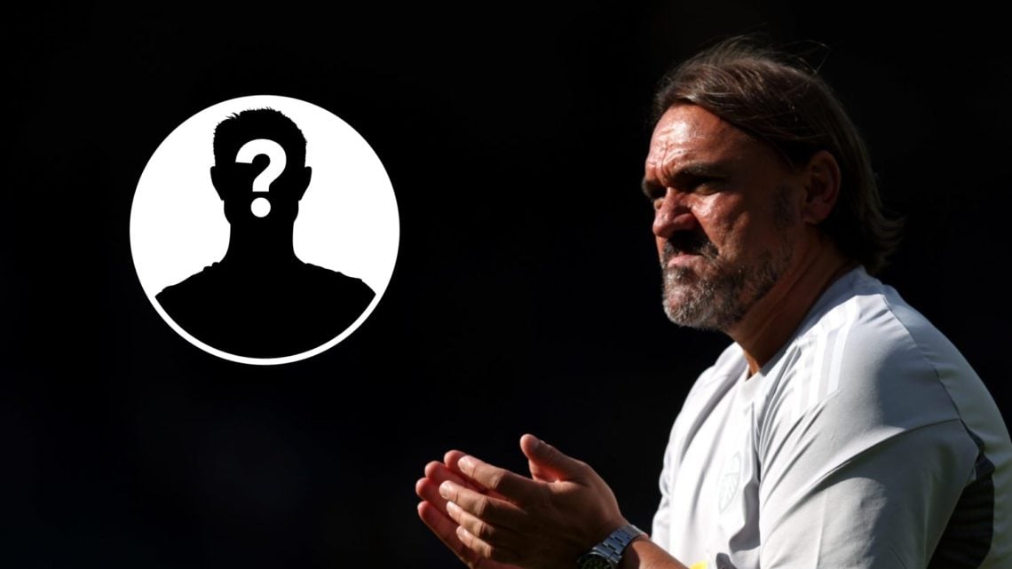 Daniel Farke applauds Leeds fans after a draw with Villarreal.