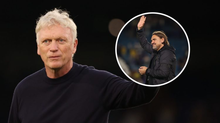 David Moyes and Daniel Farke share touchline as Leeds beat Everton.